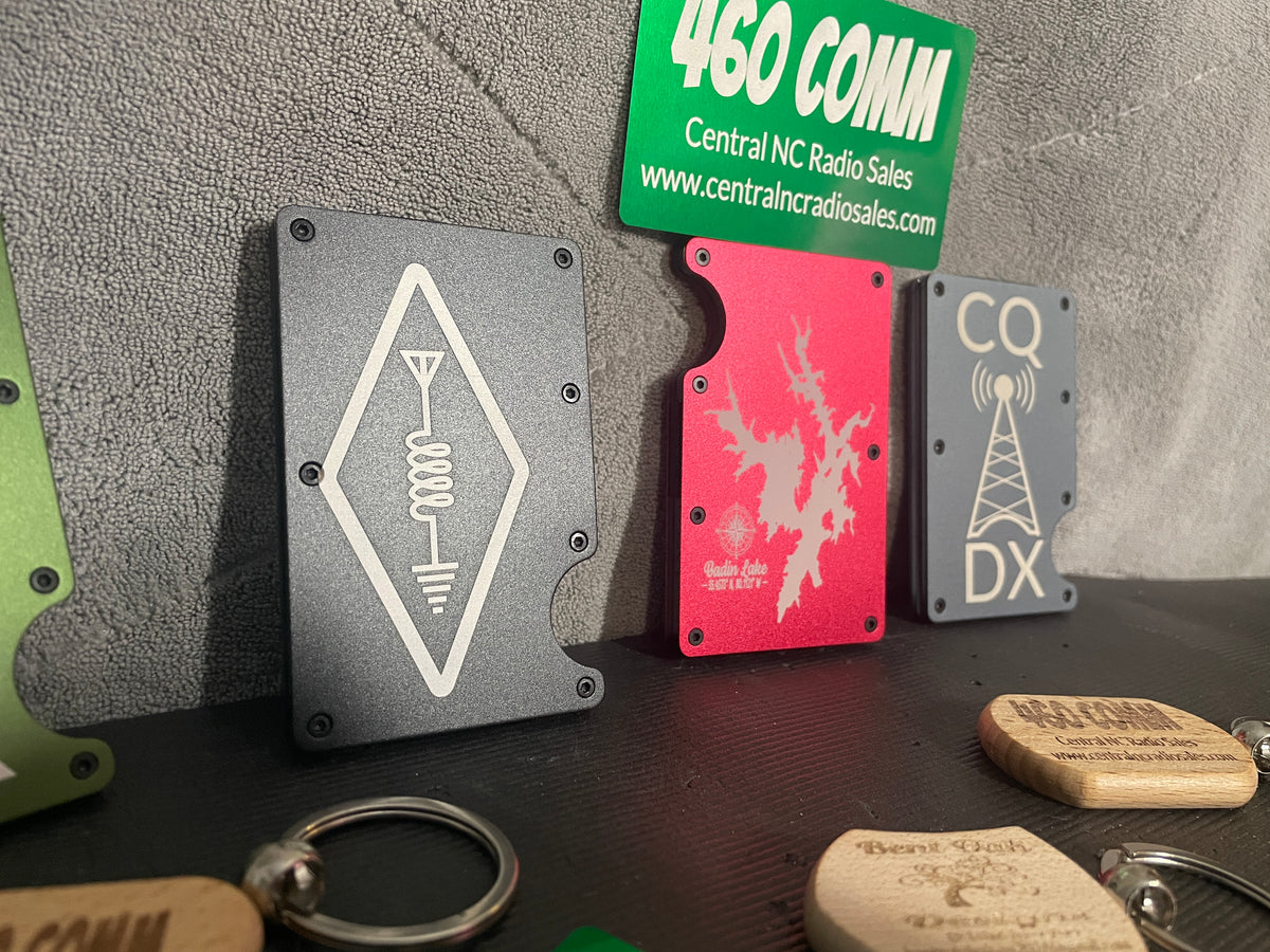 Laser engraved wallet